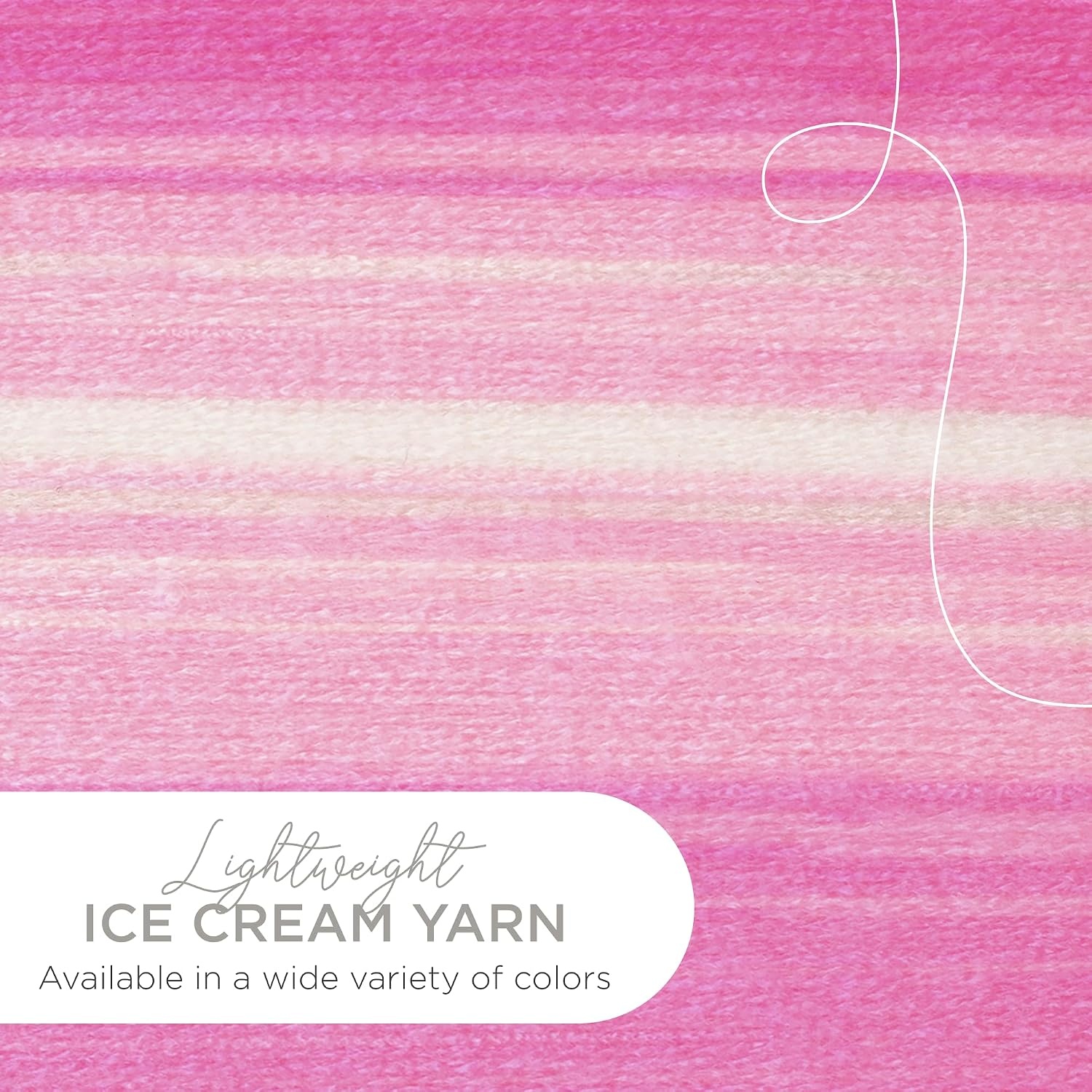 image:image1 Skein Lion Brand Yarn Ice Cream Baby Yarn BlueberryBirthday Cake
