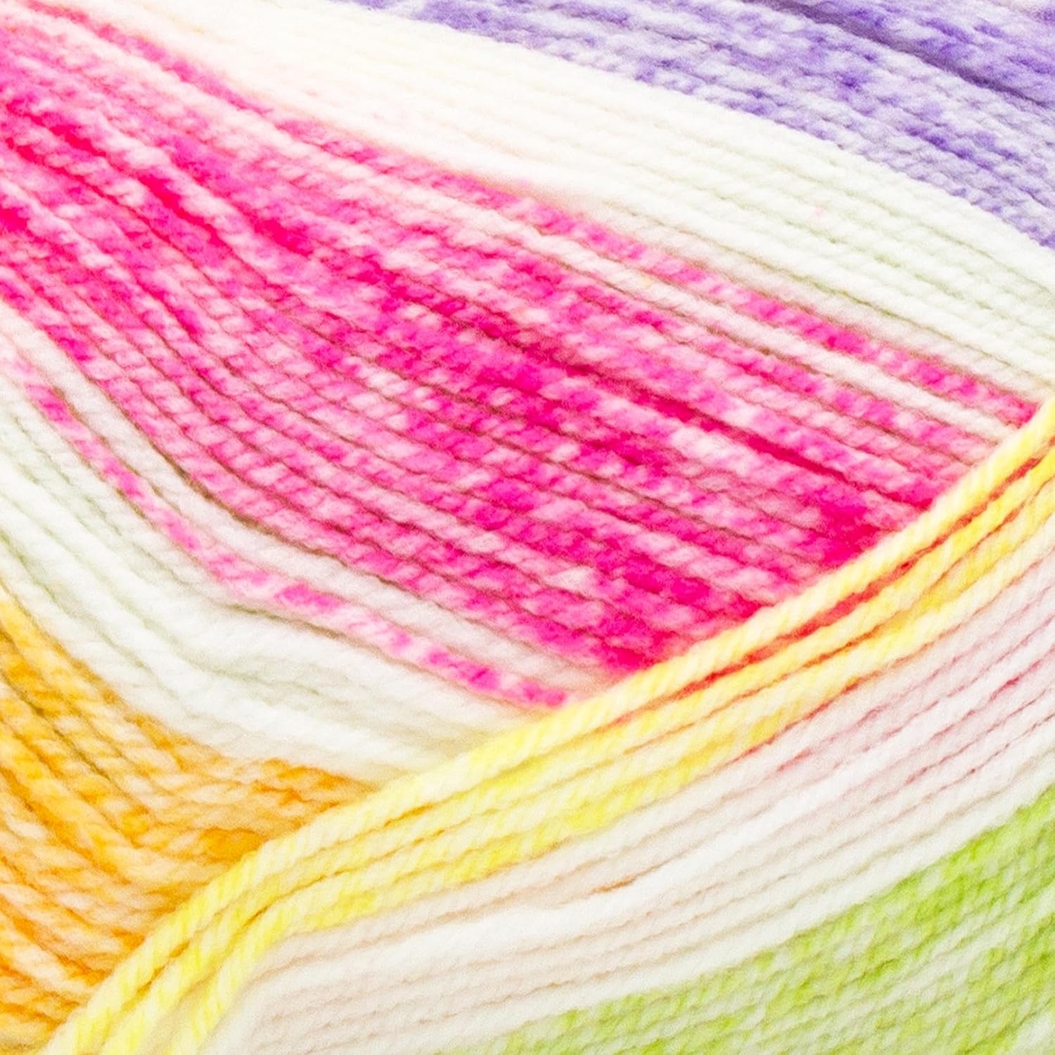 image:image1 Skein Lion Brand Yarn Ice Cream Baby Yarn BlueberryPassion Fruit