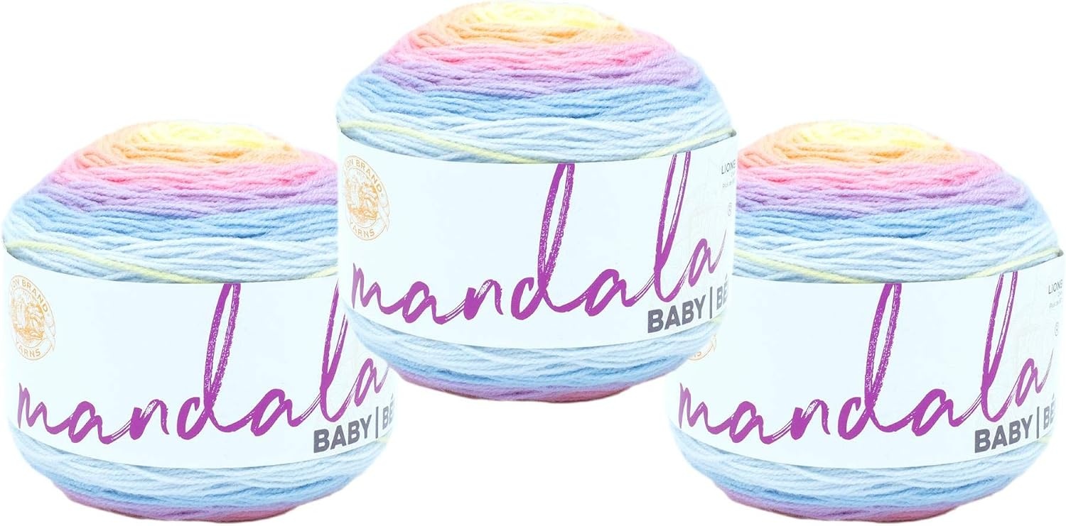 image:image3 Pack Lion Brand Yarn Mandala Baby Yarn Diago AlleyAcre Woods