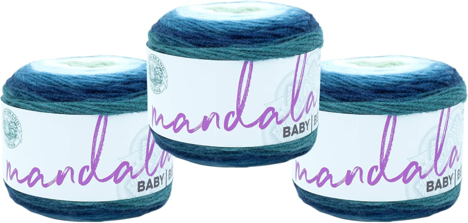 image:image3 Pack Lion Brand Yarn Mandala Baby Yarn Diago AlleyEcho Caves