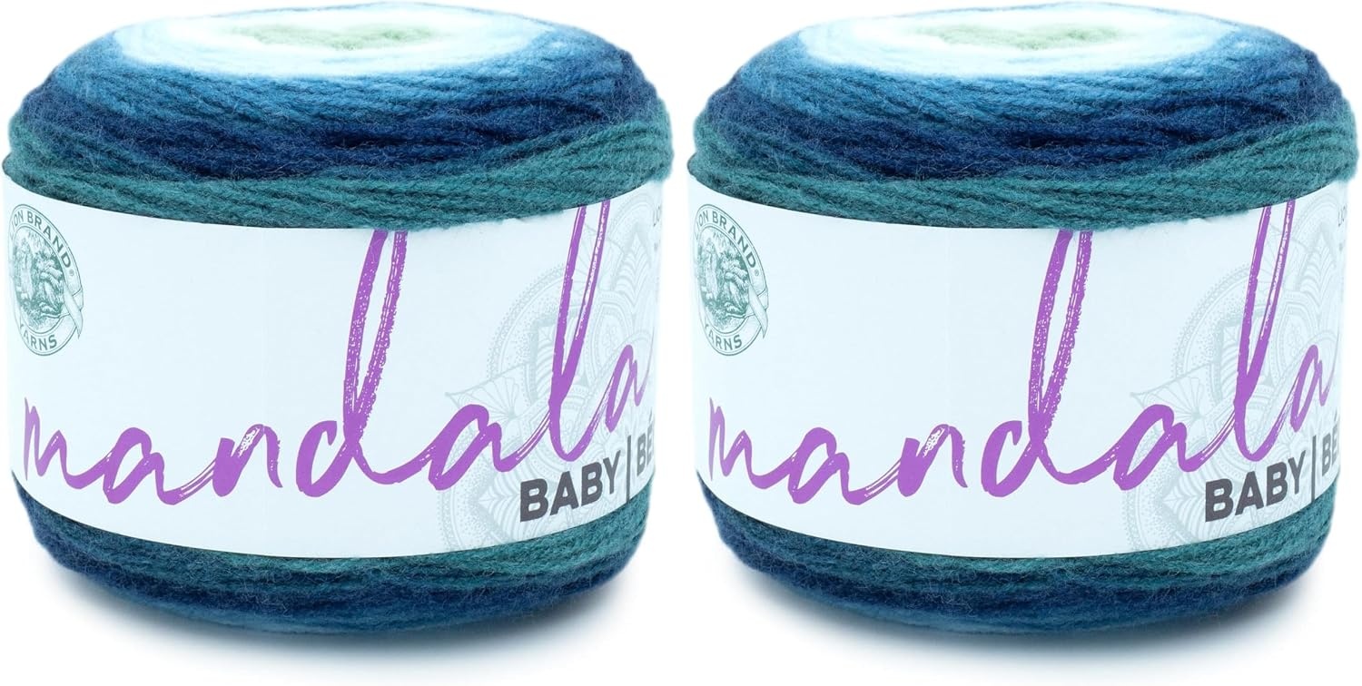 image:image3 Pack Lion Brand Yarn Mandala Baby Yarn Diago AlleyEcho Caves
