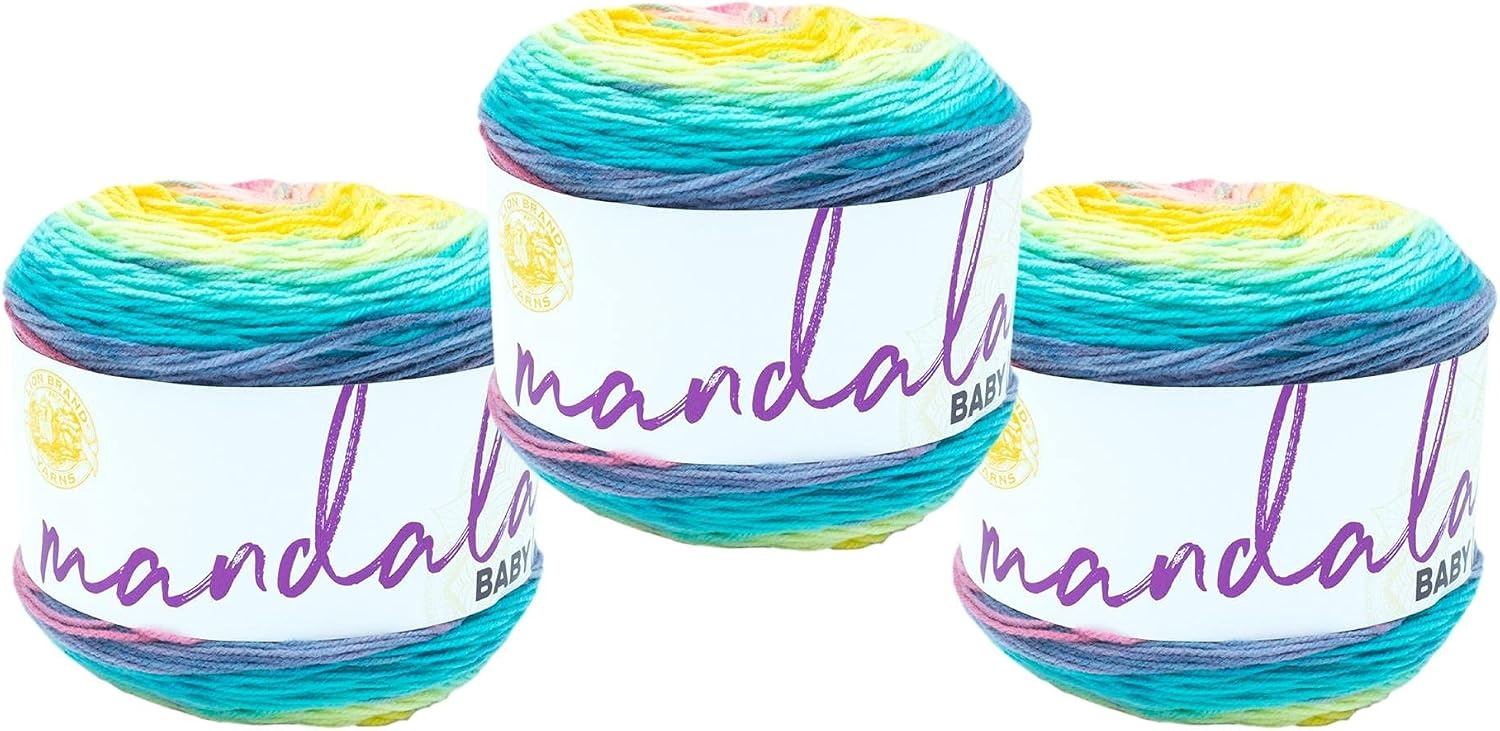 image:image3 Pack Lion Brand Yarn Mandala Baby Yarn Diago AlleyHoneydukes