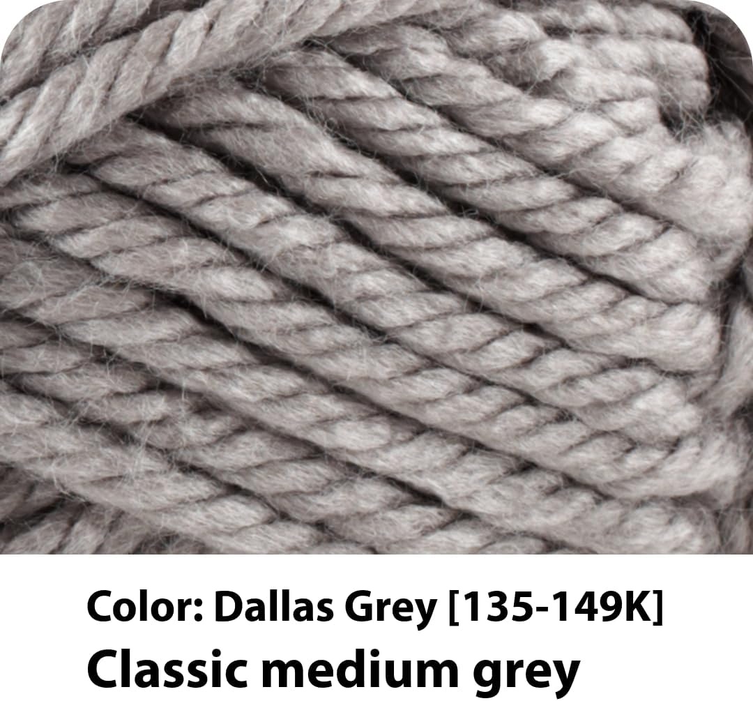 image:imageLion Brand Yarn 135219 Hometown Yarn North Folk Merlot 1 SkeinDallas Grey