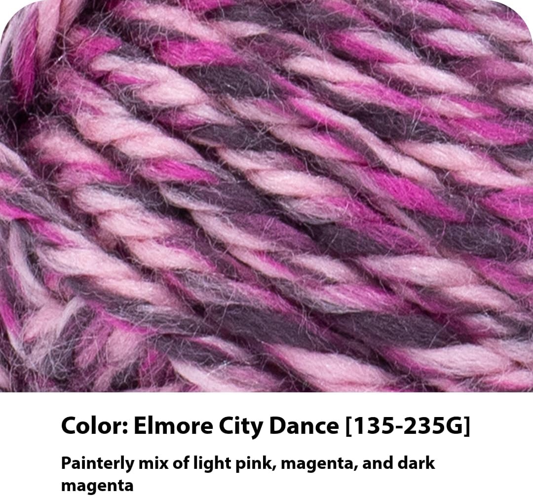 image:imageLion Brand Yarn 135219 Hometown Yarn North Folk Merlot 1 SkeinElmore City Dance