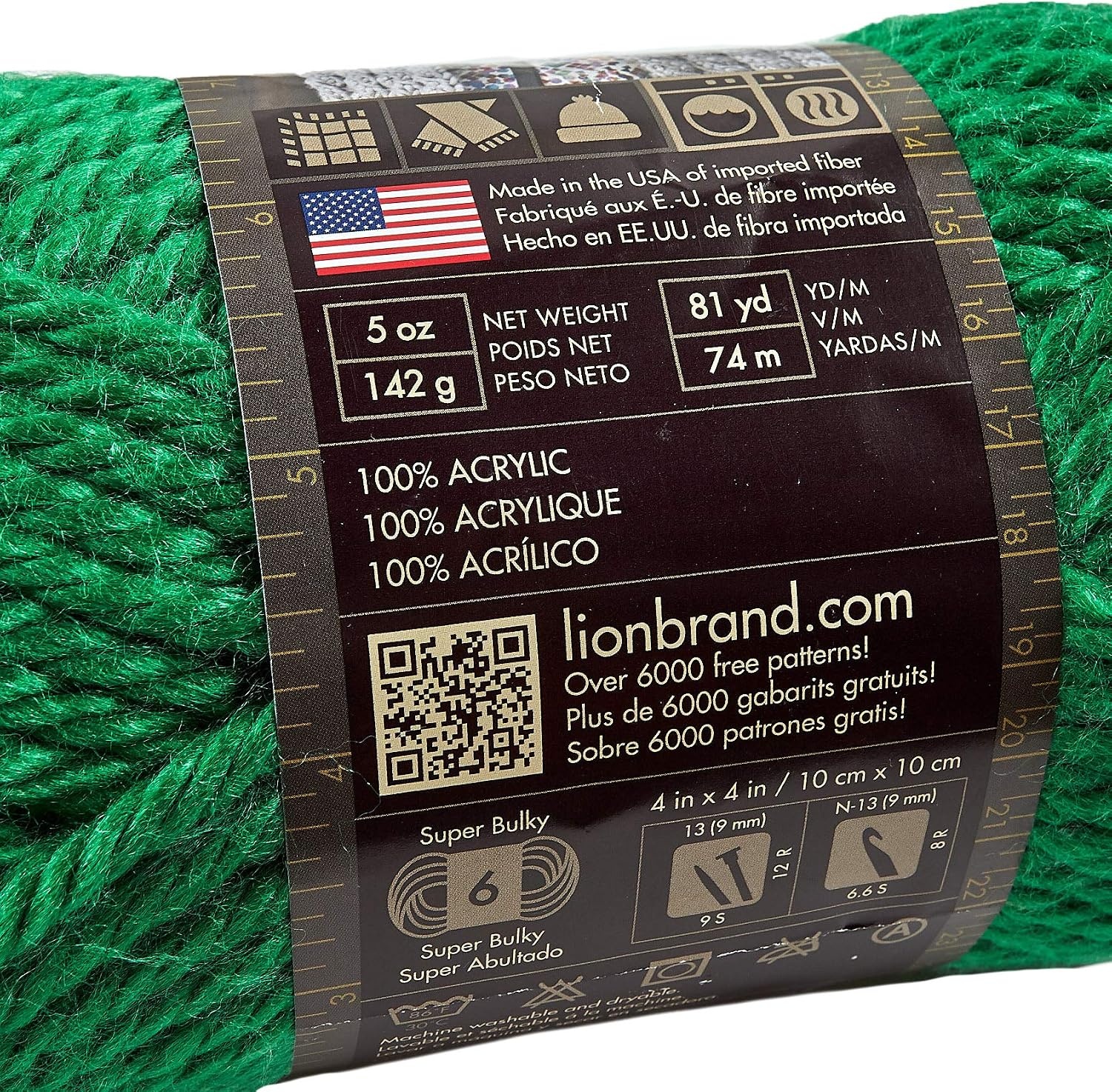 image:imageLion Brand Yarn 135219 Hometown Yarn North Folk Merlot 1 SkeinGreen Bay