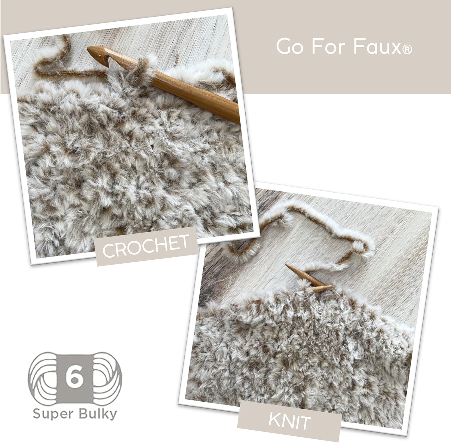 image:imageLion Brand Yarn Bulky Go for Faux Bulky Yarn for Knitting amp Crocheting Baked Alaska 3 PackBlue Bengal