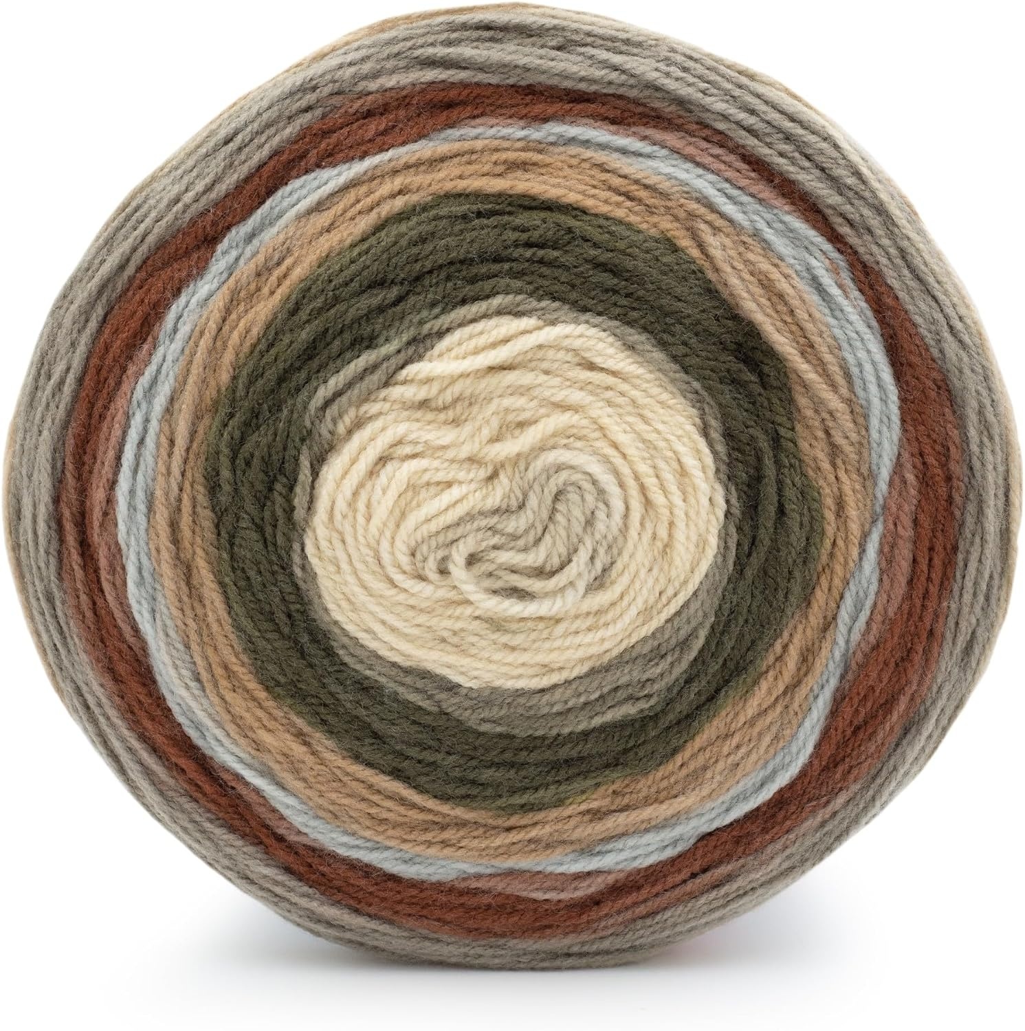 image:imageLion Brand Yarn Colorful Mandala Bonus Bundle Yarn for Knitting Crocheting and Crafting Wood Nymph 1 CakeCyclops