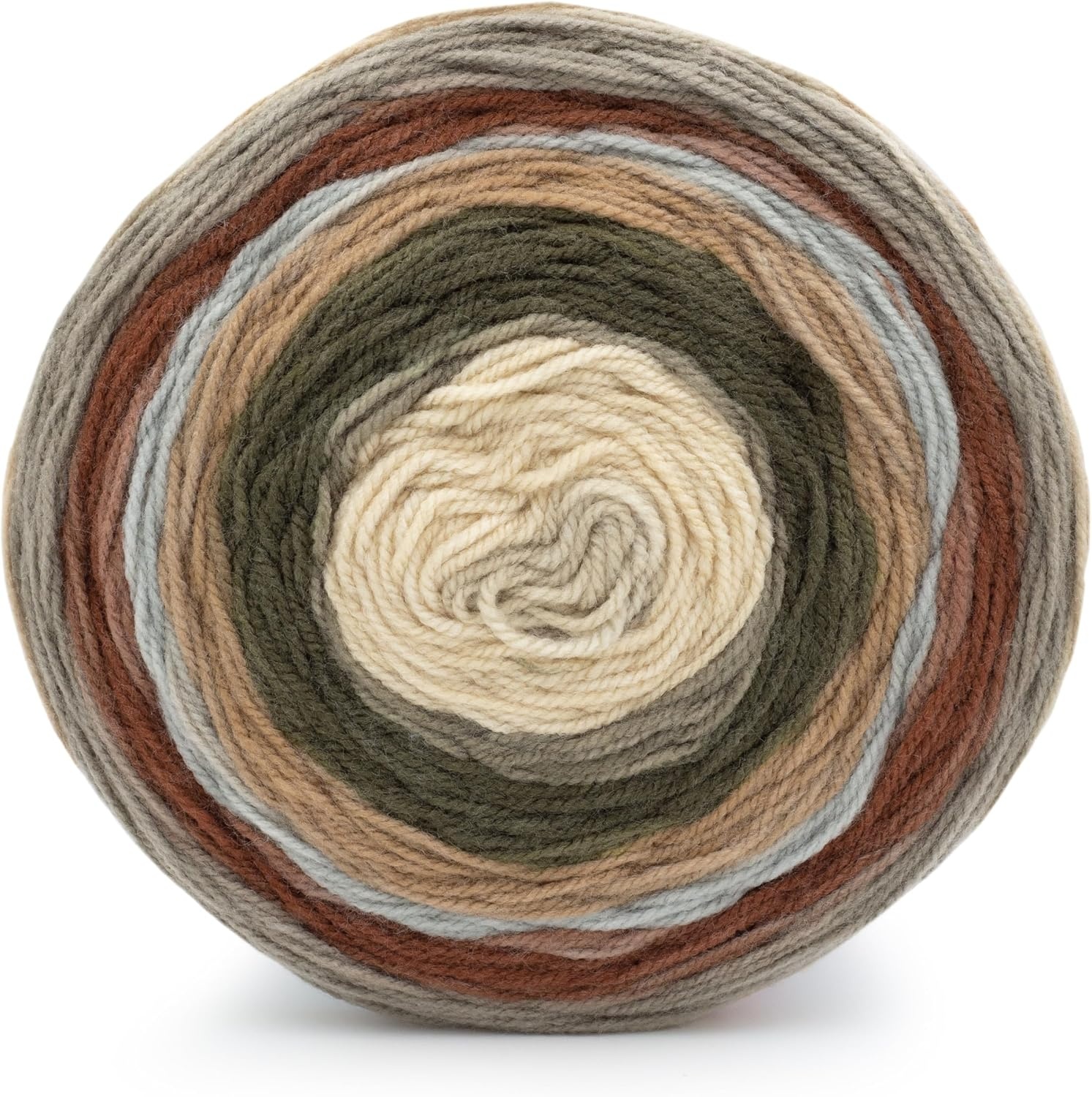 image:imageLion Brand Yarn Colorful Mandala Bonus Bundle Yarn for Knitting Crocheting and Crafting Wood Nymph 1 CakeCyclops