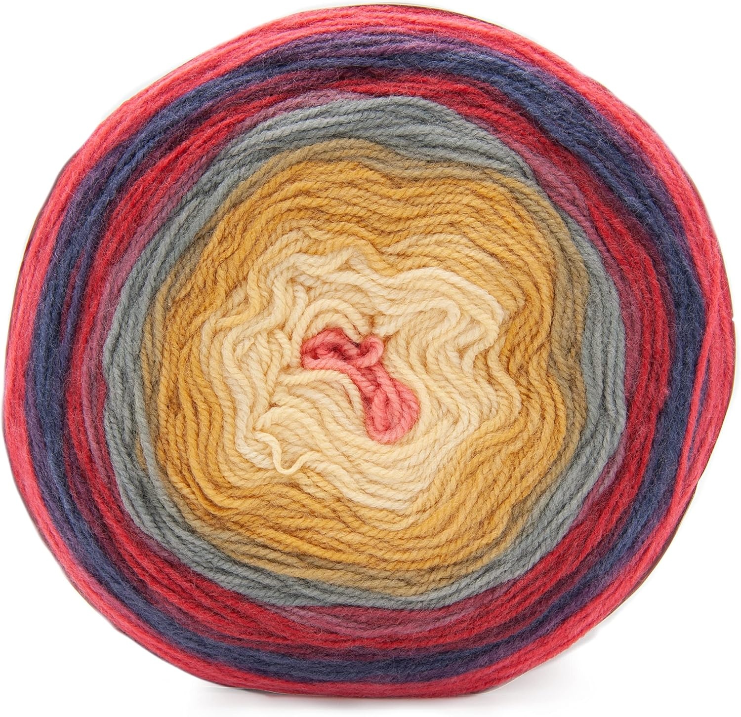 image:imageLion Brand Yarn Colorful Mandala Bonus Bundle Yarn for Knitting Crocheting and Crafting Wood Nymph 1 CakeSatyrs