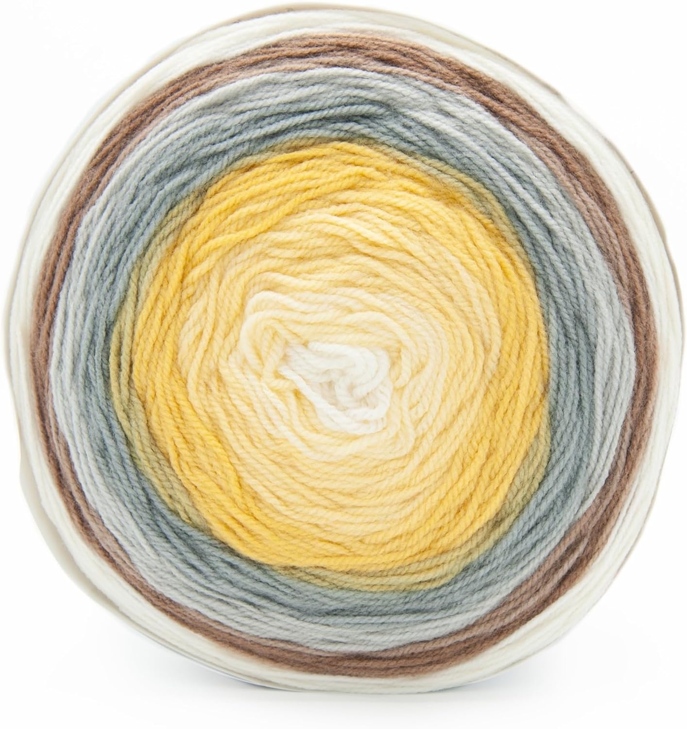 image:imageLion Brand Yarn Colorful Mandala Bonus Bundle Yarn for Knitting Crocheting and Crafting Wood Nymph 1 CakeYeti