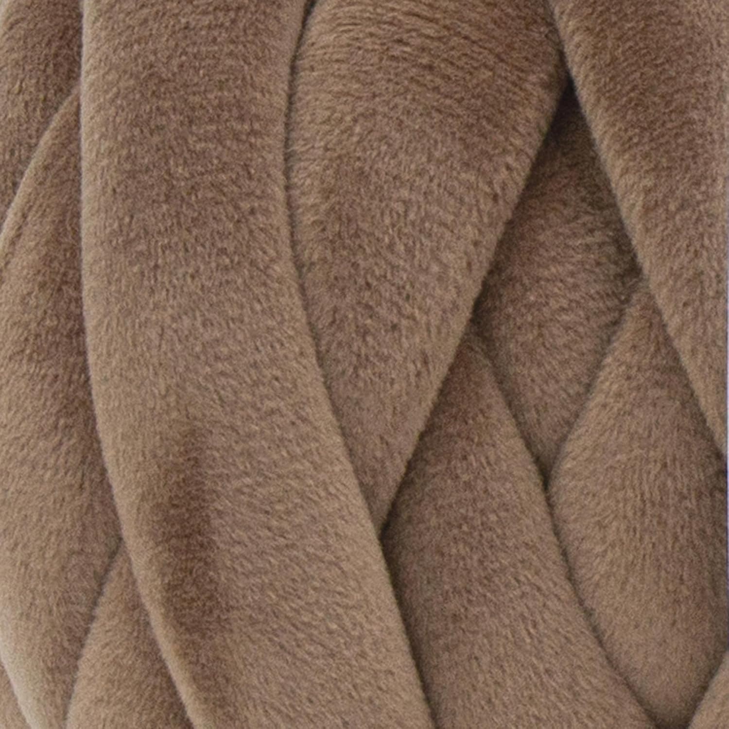 image:imageLion Brand Yarn Cover Story Cozy Luxe Blanket Yarn for Knitting and Crochet Teal 1 PackBrown