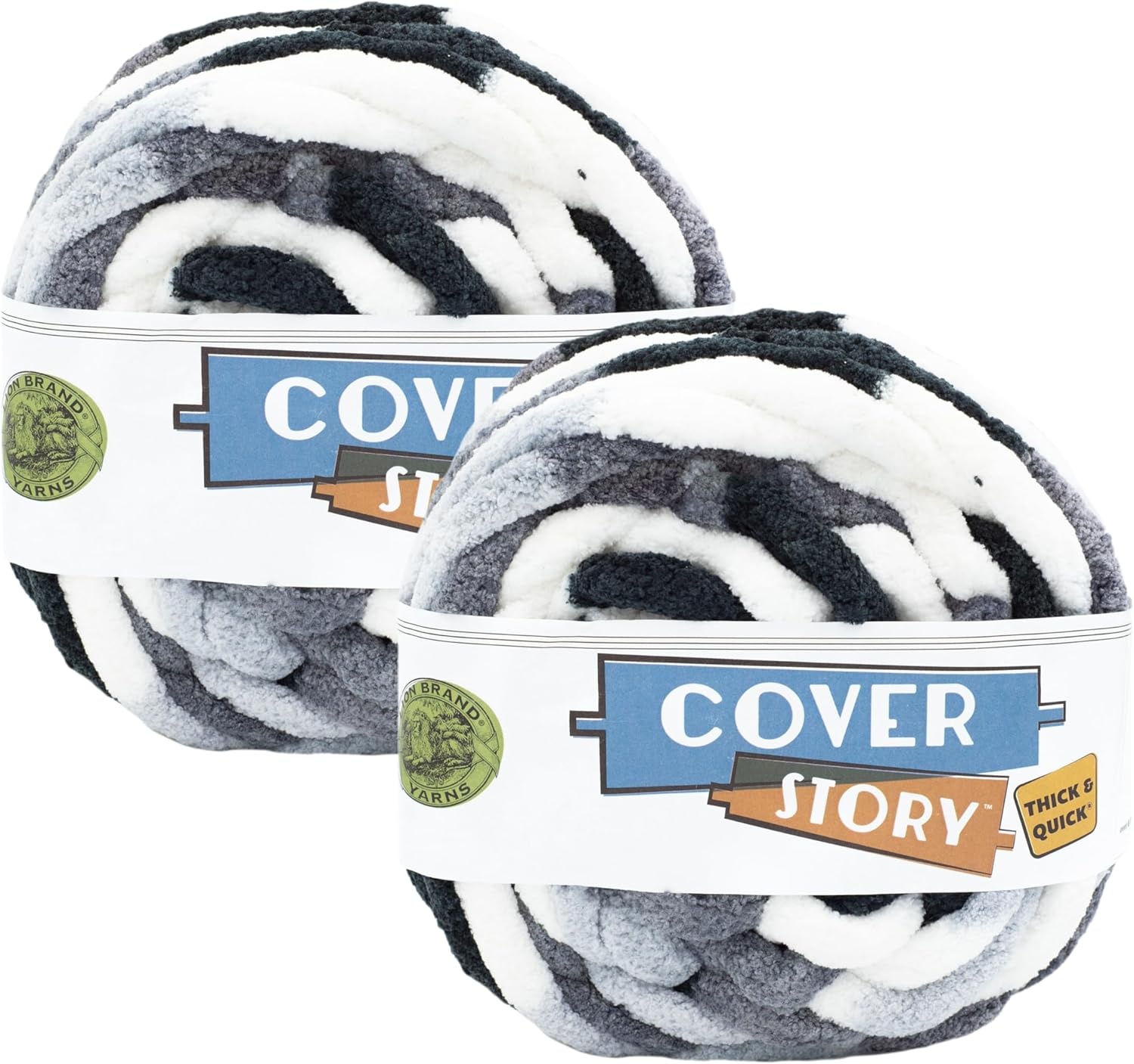 image:imageLion Brand Yarn Cover Story Thick amp Quick Blanket Yarn Marsh 1 PackArctic