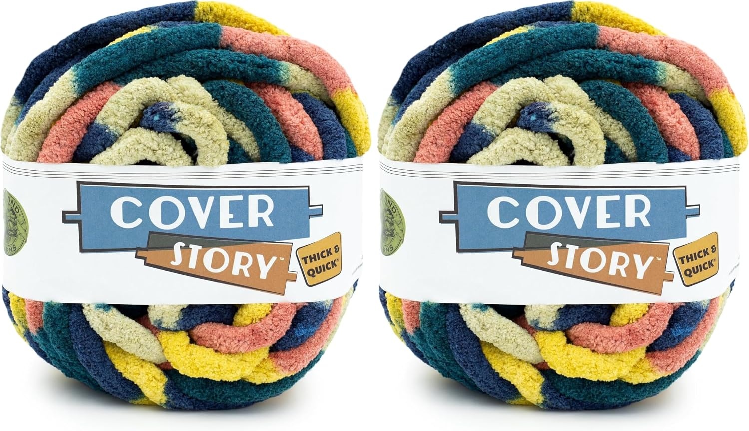 image:imageLion Brand Yarn Cover Story Thick amp Quick Blanket Yarn Marsh 1 PackMarsh