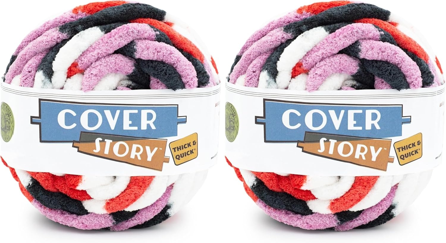 image:imageLion Brand Yarn Cover Story Thick amp Quick Blanket Yarn Marsh 1 PackMetropolis