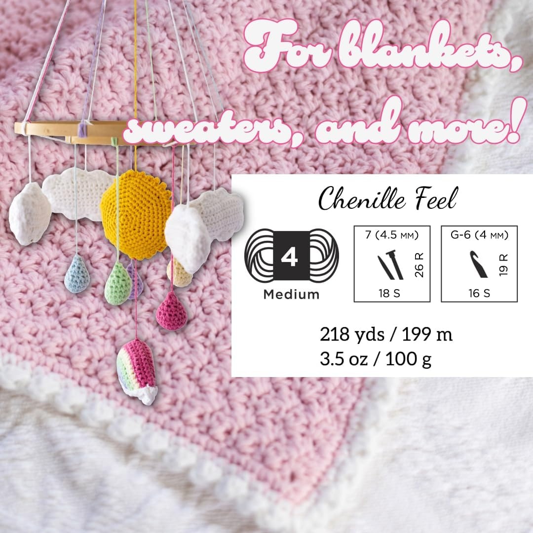 image:imageLion Brand Yarn Feel Like Butta Velvety Soft Yarn for Knitting Crochet and Crafts Pink 1 Pack Chenille Like Fiber for Plush Baby Blankets Amigurumi Toys and Worsted Weight SweatersCharcoal