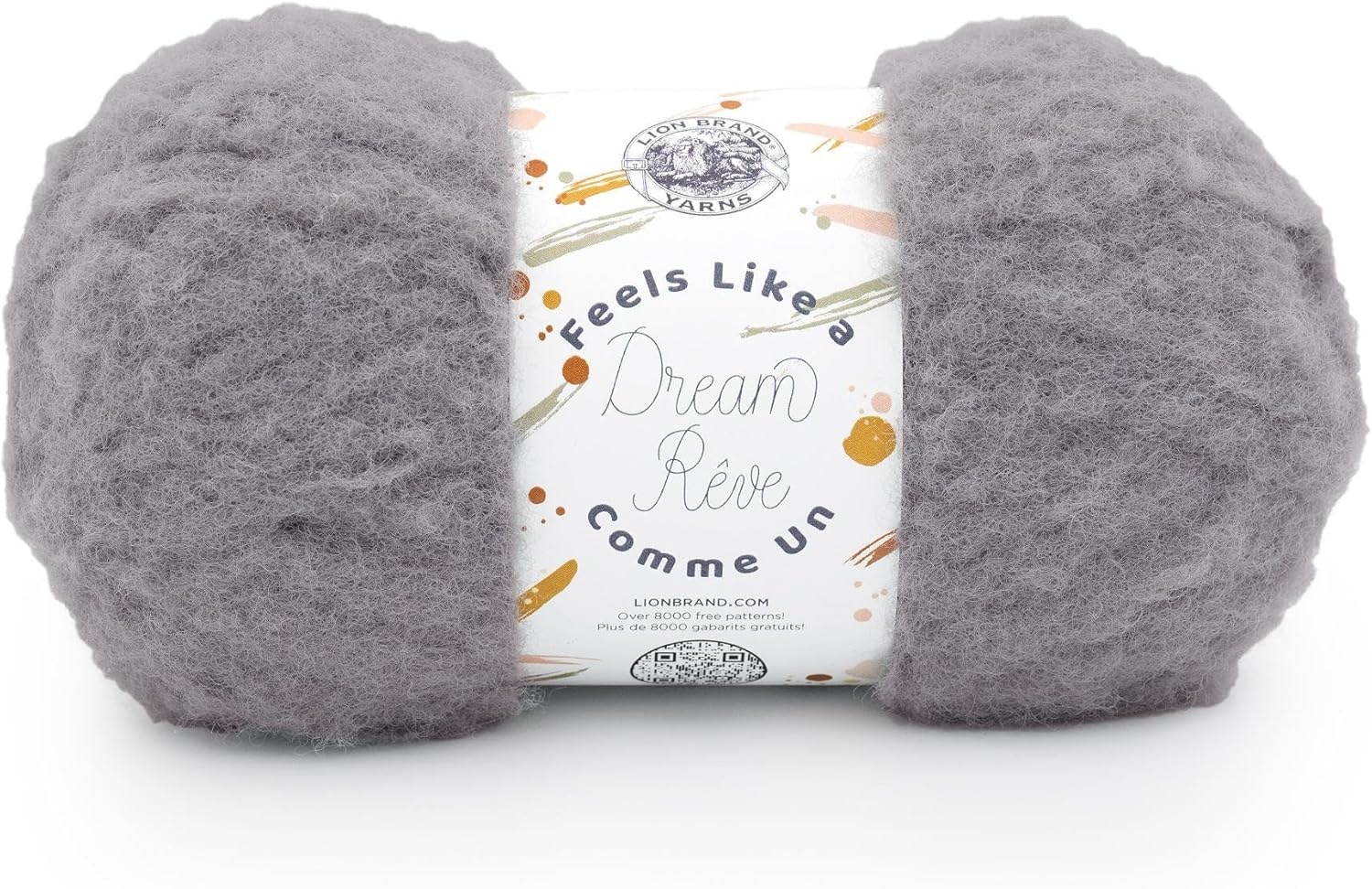 image:imageLion Brand Yarn Feels Like A Dream Soft Yarn for Knitting and Crochet Sunflower 3 PackSleet