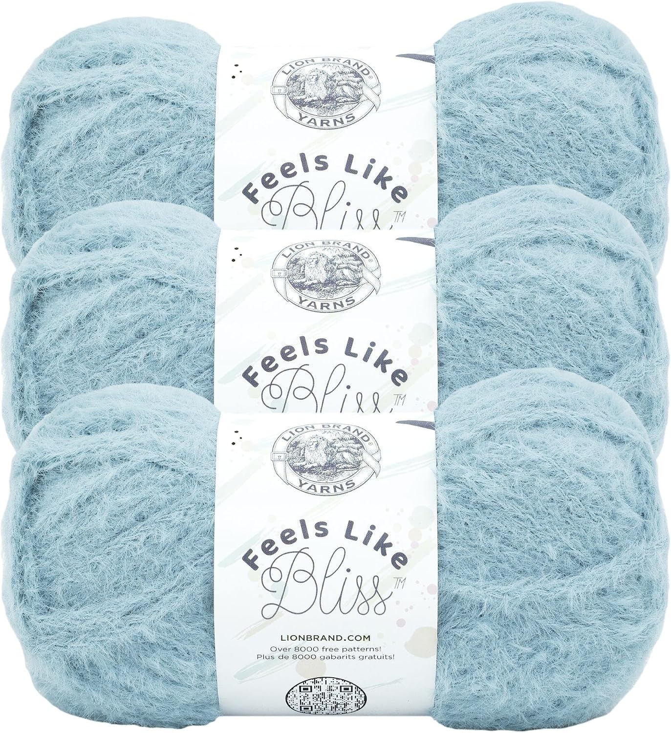 image:imageLion Brand Yarn Feels Like Bliss Bulky Yarn for Knitting Sand Dollar 1 PackAqua