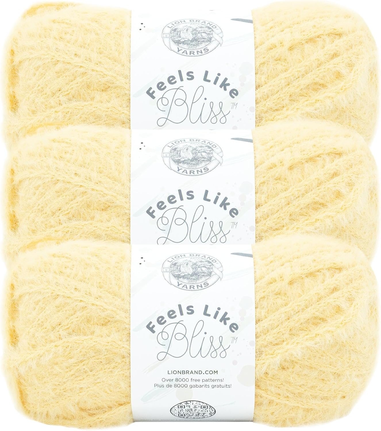 image:imageLion Brand Yarn Feels Like Bliss Bulky Yarn for Knitting Sand Dollar 1 PackButtercup