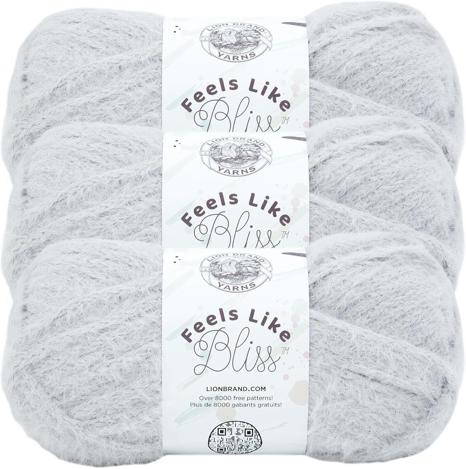 image:imageLion Brand Yarn Feels Like Bliss Bulky Yarn for Knitting Sand Dollar 1 PackSterling