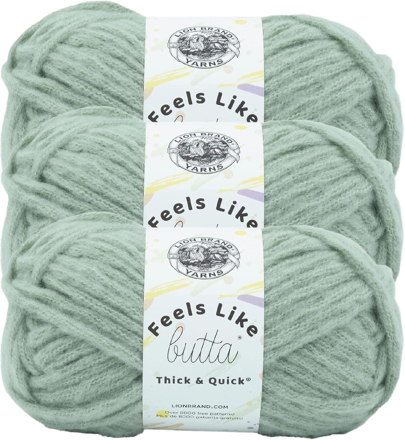 image:imageLion Brand Yarn Feels Like Butta Thick amp Quick Super Bulky Yarn for Knitting 1 Pack OliveWillow