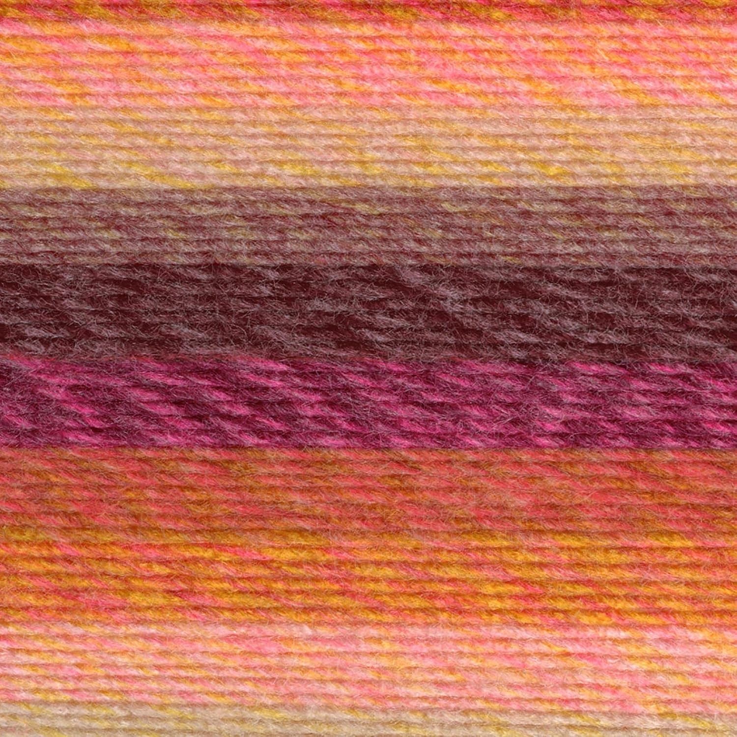 image:imageLion Brand Yarn Ferris Wheel Yarn Roving Multicolor Yarn for Knitting Crocheting and Crafts 3 Pack ButtercupCherry on Top
