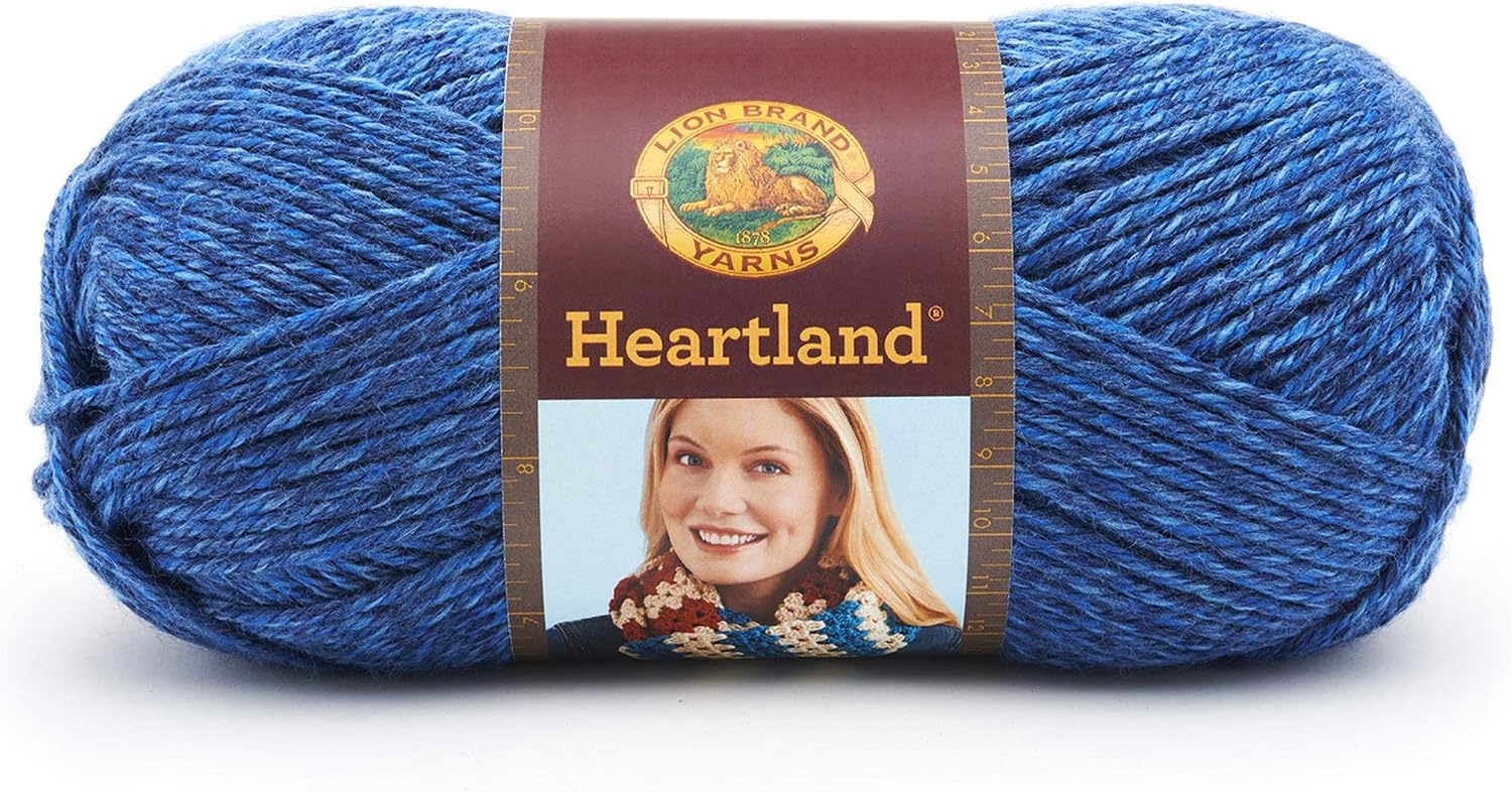 image:imageLion Brand Yarn Heartland Yarn WorstedWeight Yarn for Knitting Crocheting and Crafting 1 Pack Gateway ArchOlympic