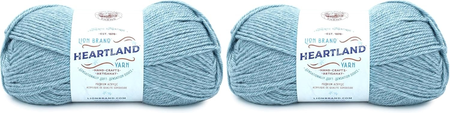 image:imageLion Brand Yarn Heartland Yarn WorstedWeight Yarn for Knitting Crocheting and Crafting 1 Pack Gateway ArchVoyageurs