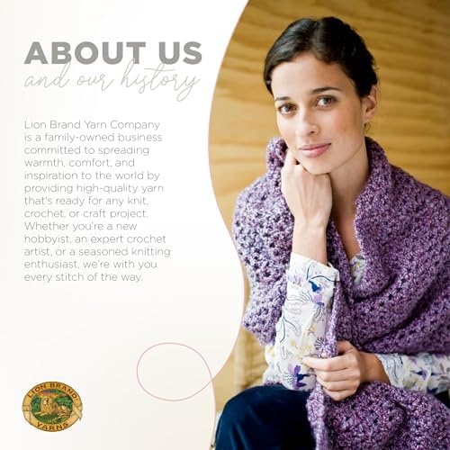 image:imageLion Brand Yarn Homespun Yarn Soft Bulky Yarn for Knitting Crocheting and Crafting 1 pack WildfireWindsor