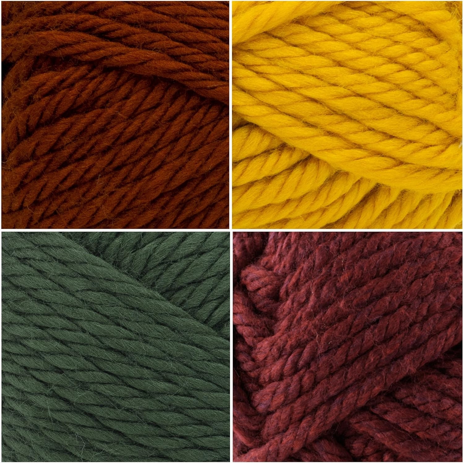 image:imageLion Brand Yarn Hometown Super Bulky Yarn 50 Shades Pack 12 SkeinsCornucopia