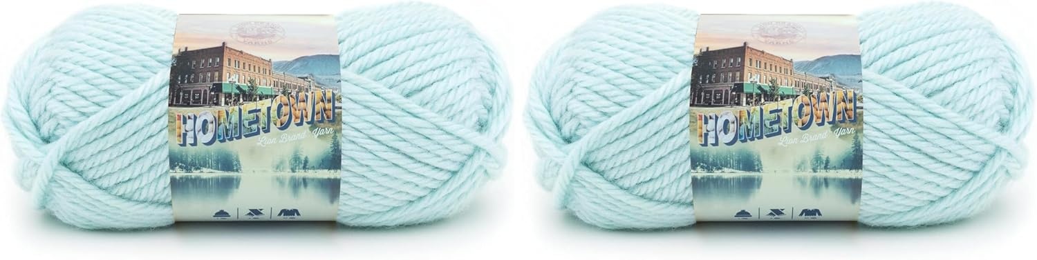 image:imageLion Brand Yarn Hometown Super Bulky Yarn 50 Shades Pack 12 SkeinsLouisville Julep
