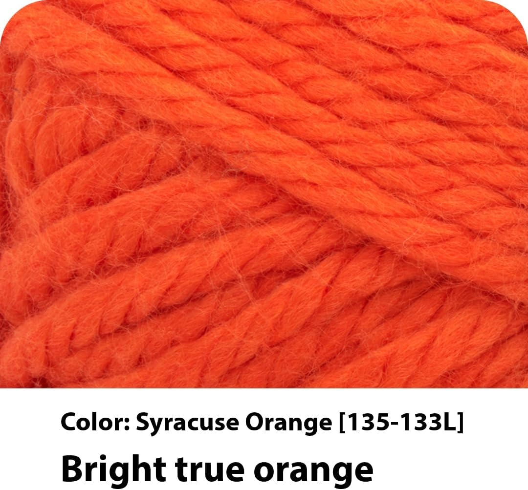 image:imageLion Brand Yarn Hometown Super Bulky Yarn 50 Shades Pack 12 SkeinsSyracuse Orange