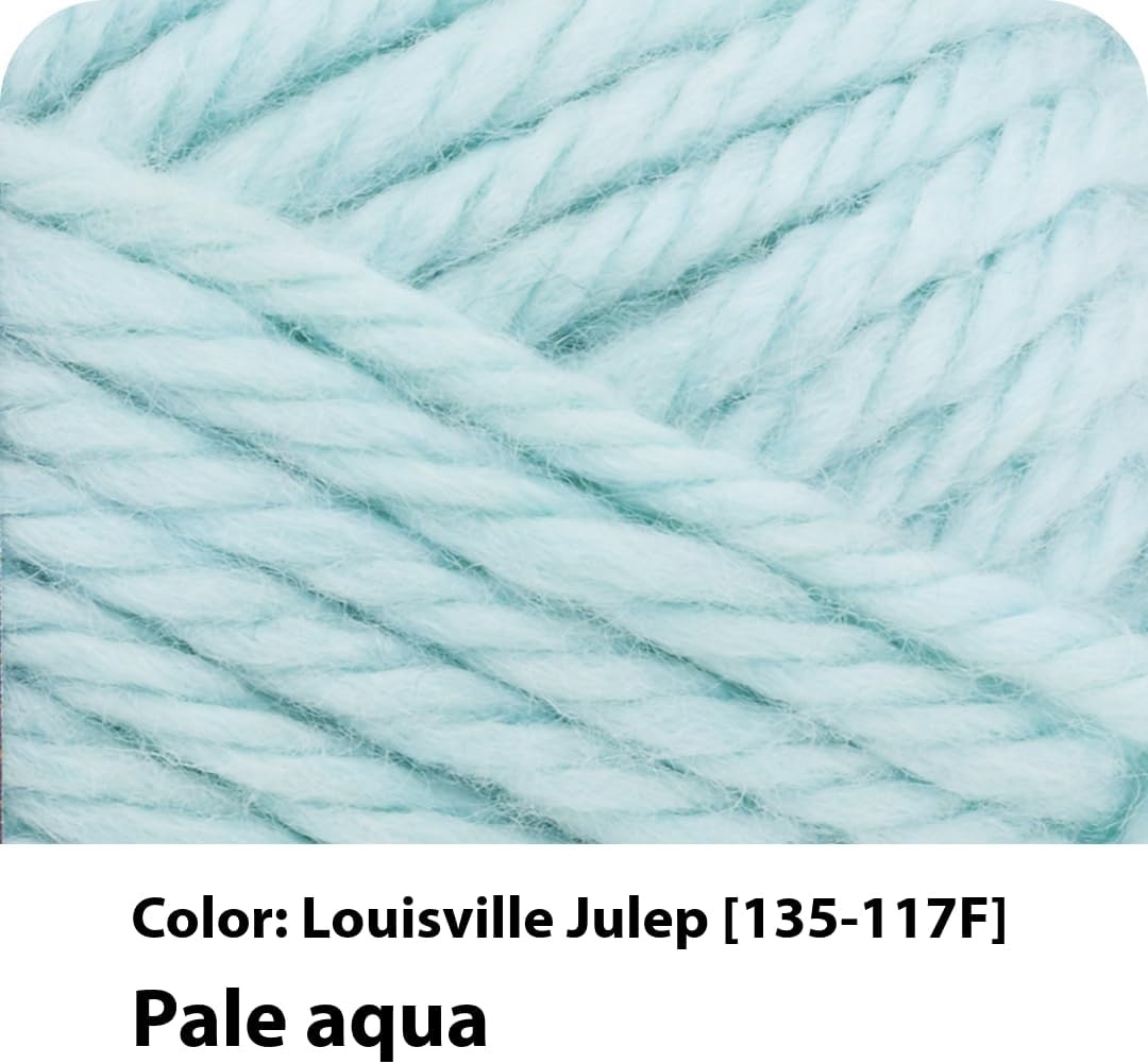 image:imageLion Brand Yarn Hometown Yarn Bulky Yarn Yarn for Knitting and Crocheting 1Pack Anchorage IceLouisville Julep