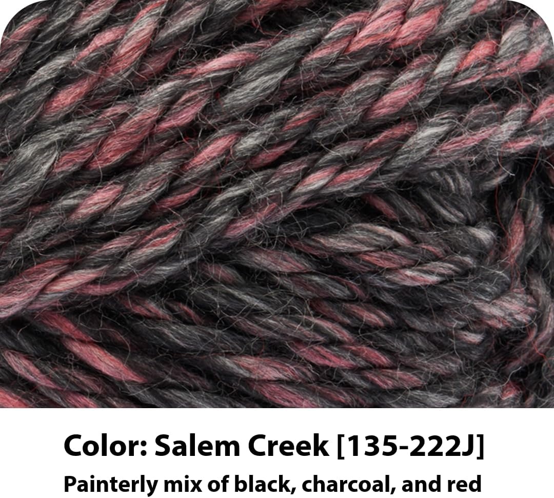 image:imageLion Brand Yarn Hometown Yarn SuperBulky Yarn for Knitting Crocheting and Crafting 1 Pack Cambridge Tweed Super Bulky Acrylic Fiber for Warm Crochet Blankets Knit Winter Hats Chunky Cardigans Soft Scarves WeavingSalem Creek