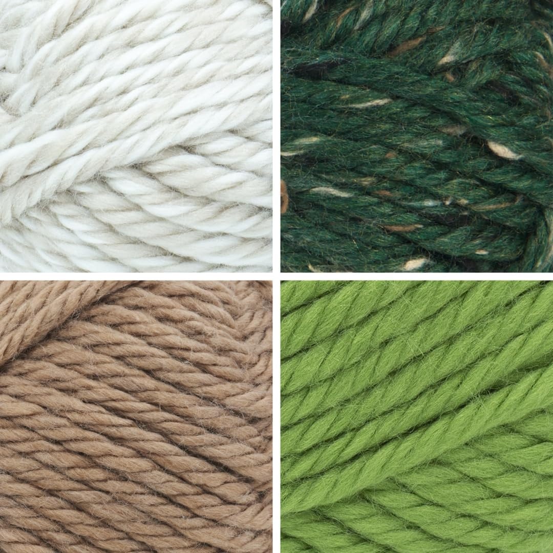 image:imageLion Brand Yarn Hometown Yarn SuperBulky Yarn for Knitting Crocheting and Crafting 1 Pack Reseda Dojo Super Bulky Acrylic Fiber for Warm Crochet Blankets Knit Winter Hats Chunky Cardigans Soft Scarves WeavingSafari