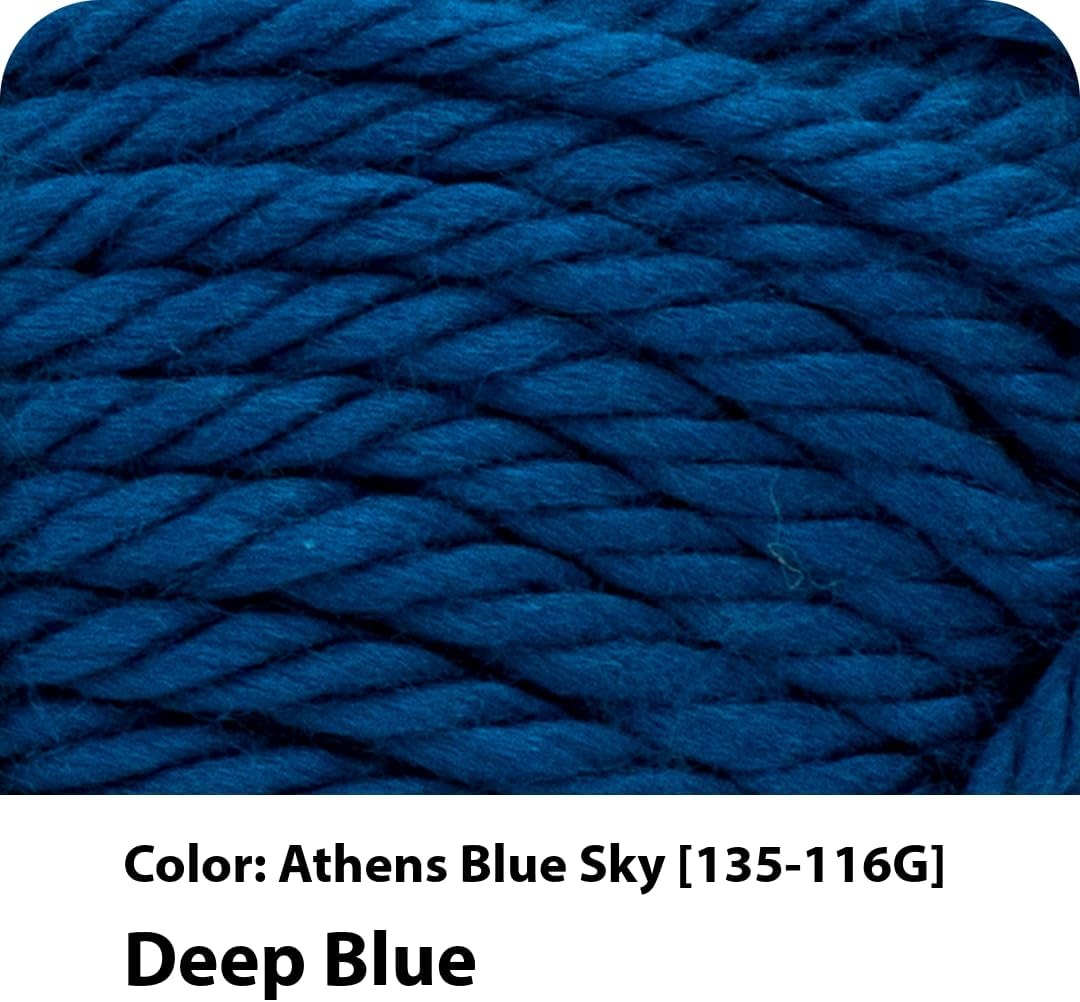 image:imageLion Brand Yarn Hometown Yarn SuperBulky Yarn for Knitting Crocheting and Crafting 1 Pack Reseda Dojo Super Bulky Acrylic Fiber for Warm Crochet Blankets Knit Winter Hats Chunky Cardigans Soft Scarves WeavingAthens Blue Sky