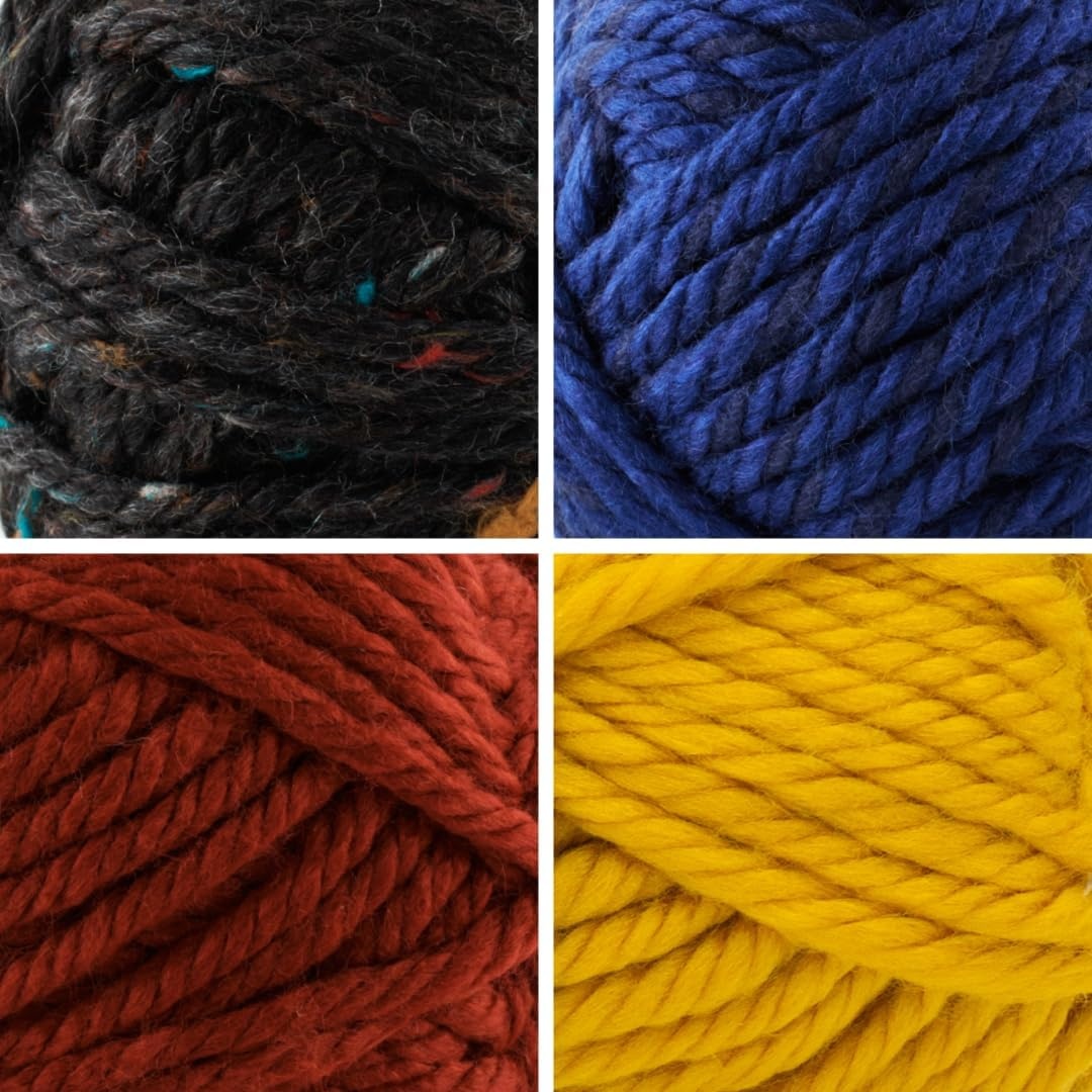 image:imageLion Brand Yarn Hometown Yarn SuperBulky Yarn for Knitting Crocheting and Crafting 1 Pack Reseda Dojo Super Bulky Acrylic Fiber for Warm Crochet Blankets Knit Winter Hats Chunky Cardigans Soft Scarves WeavingArcade