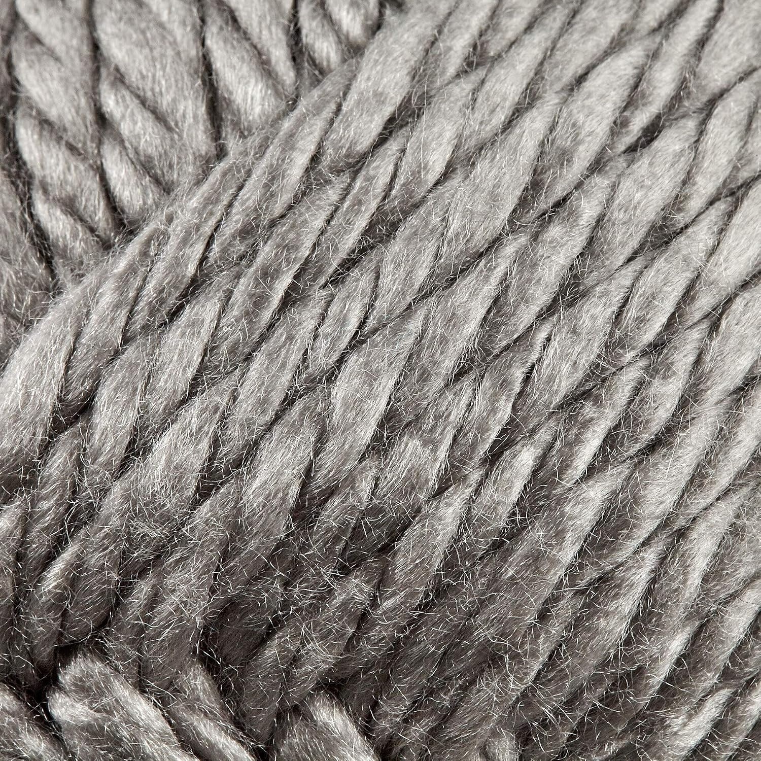 image:imageLion Brand Yarn Hometown Yarn SuperBulky Yarn for Knitting Crocheting and Crafting 3 Pack Syracuse Orange Super Bulky Acrylic Fiber for Warm Crochet Blankets Knit Winter Hats Chunky Cardigans Soft Scarves WeavingGray