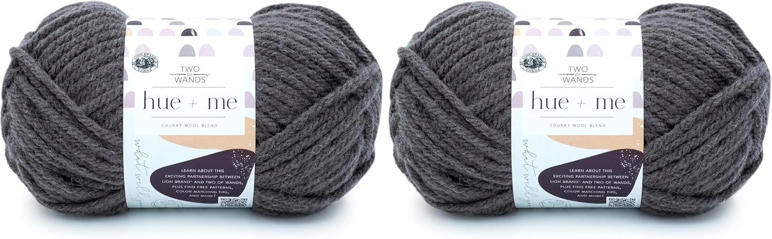 image:imageLion Brand Yarn Hue Me Chunky Yarn for Crocheting Knitting and Crafts Crush 3 PackShadow