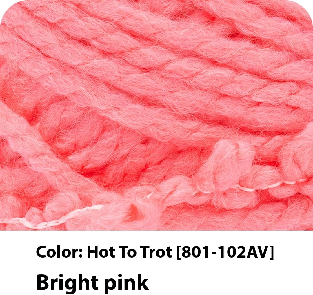 image:imageLion Brand Yarn InstaKnit Beginner Yarn for Knitting Singing Like A Canary 1 PackHot To Trot