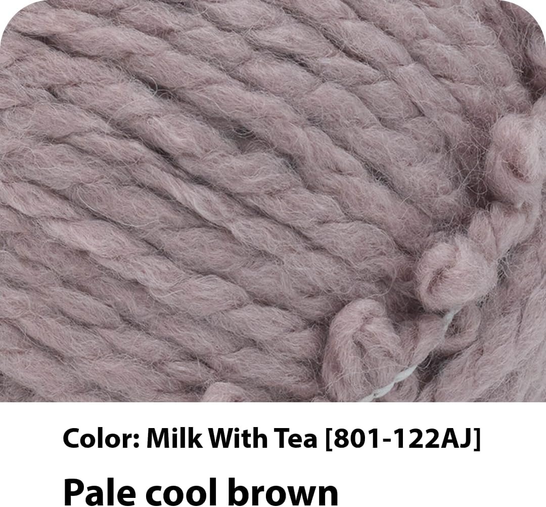 image:imageLion Brand Yarn InstaKnit Beginner Yarn for Knitting Singing Like A Canary 1 PackMilk With Tea