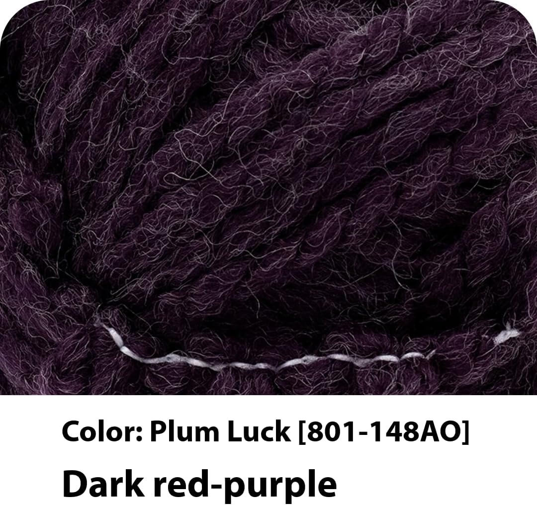 image:imageLion Brand Yarn InstaKnit Beginner Yarn for Knitting Singing Like A Canary 1 PackPlum Luck