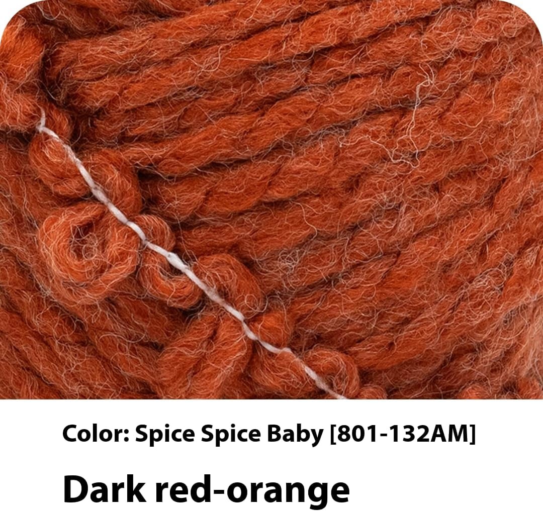 image:imageLion Brand Yarn InstaKnit Beginner Yarn for Knitting Singing Like A Canary 1 PackSpice Spice Baby