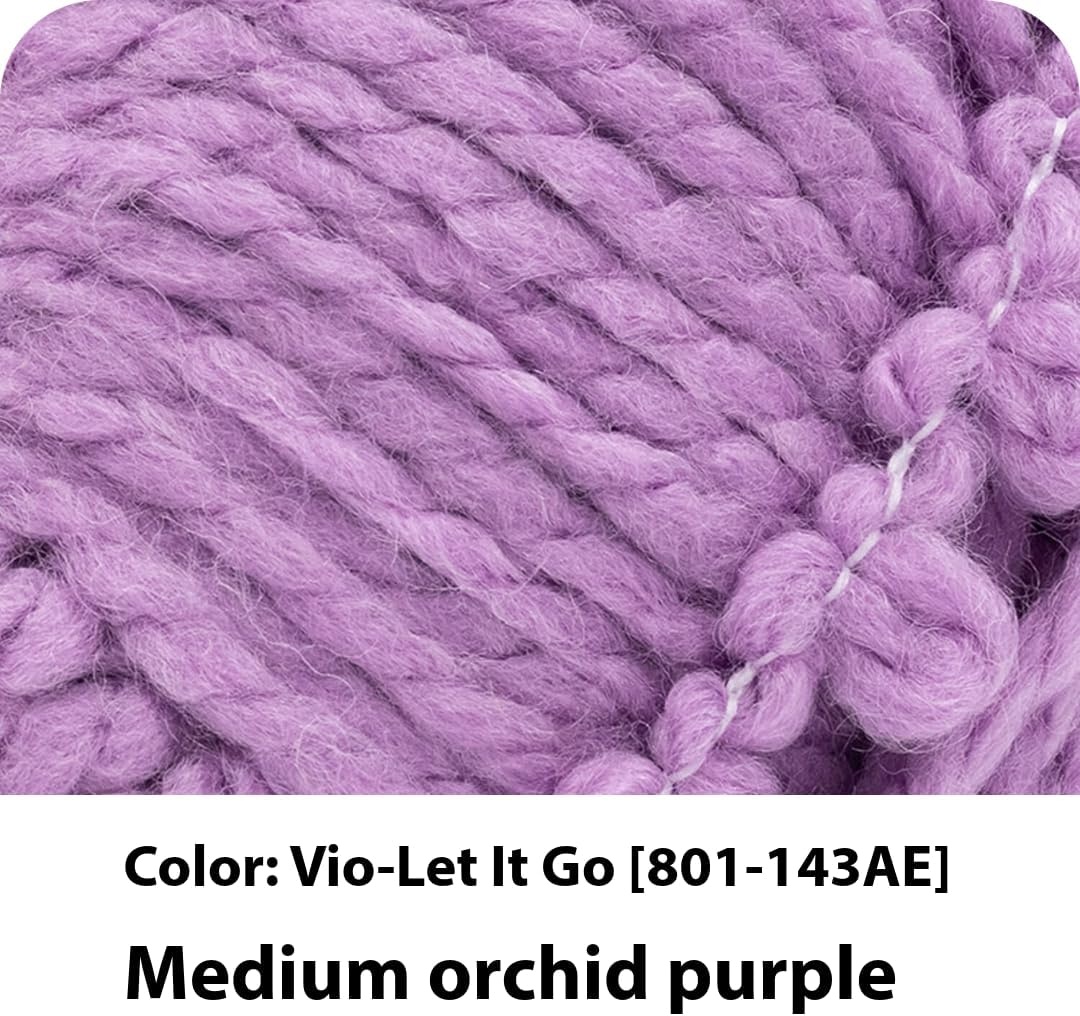image:imageLion Brand Yarn InstaKnit Beginner Yarn for Knitting Singing Like A Canary 1 PackVioLet It Go