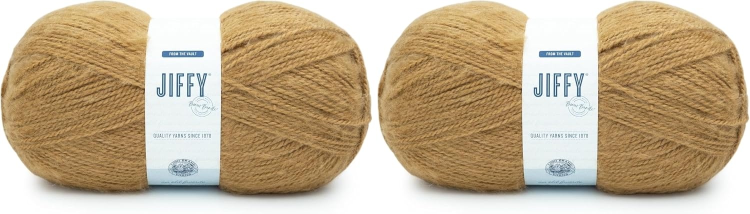 image:imageLion Brand Yarn Jiffy Bonus Bundle Acrylic Yarn for Crochet Plum 1 PackCedar