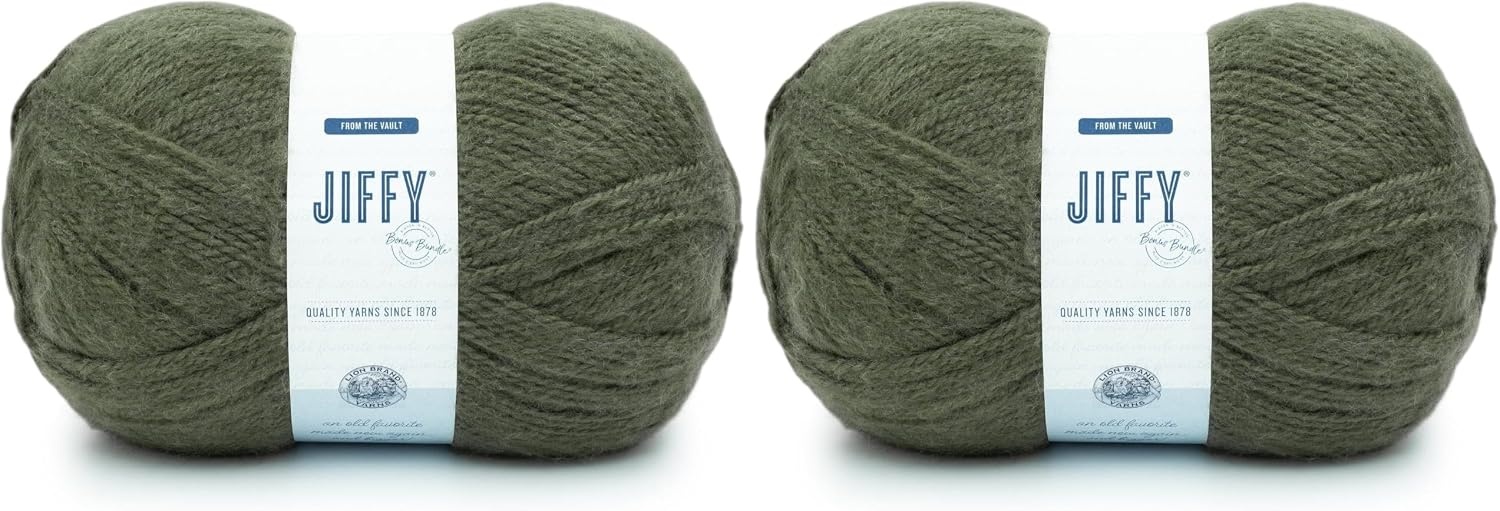 image:imageLion Brand Yarn Jiffy Bonus Bundle Acrylic Yarn for Crochet Plum 1 PackForest