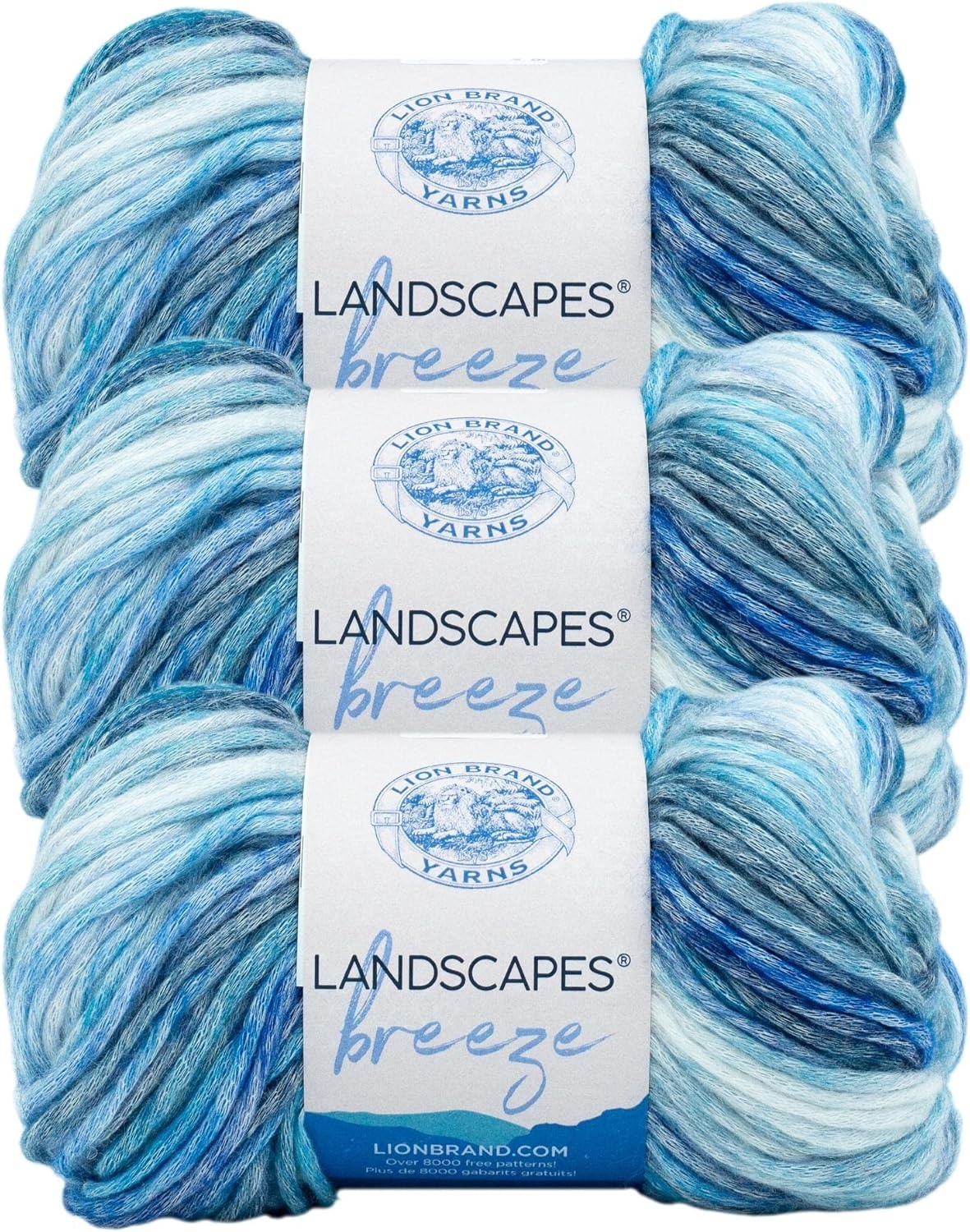 image:imageLion Brand Yarn Landscapes Breeze Yarn CoastBay
