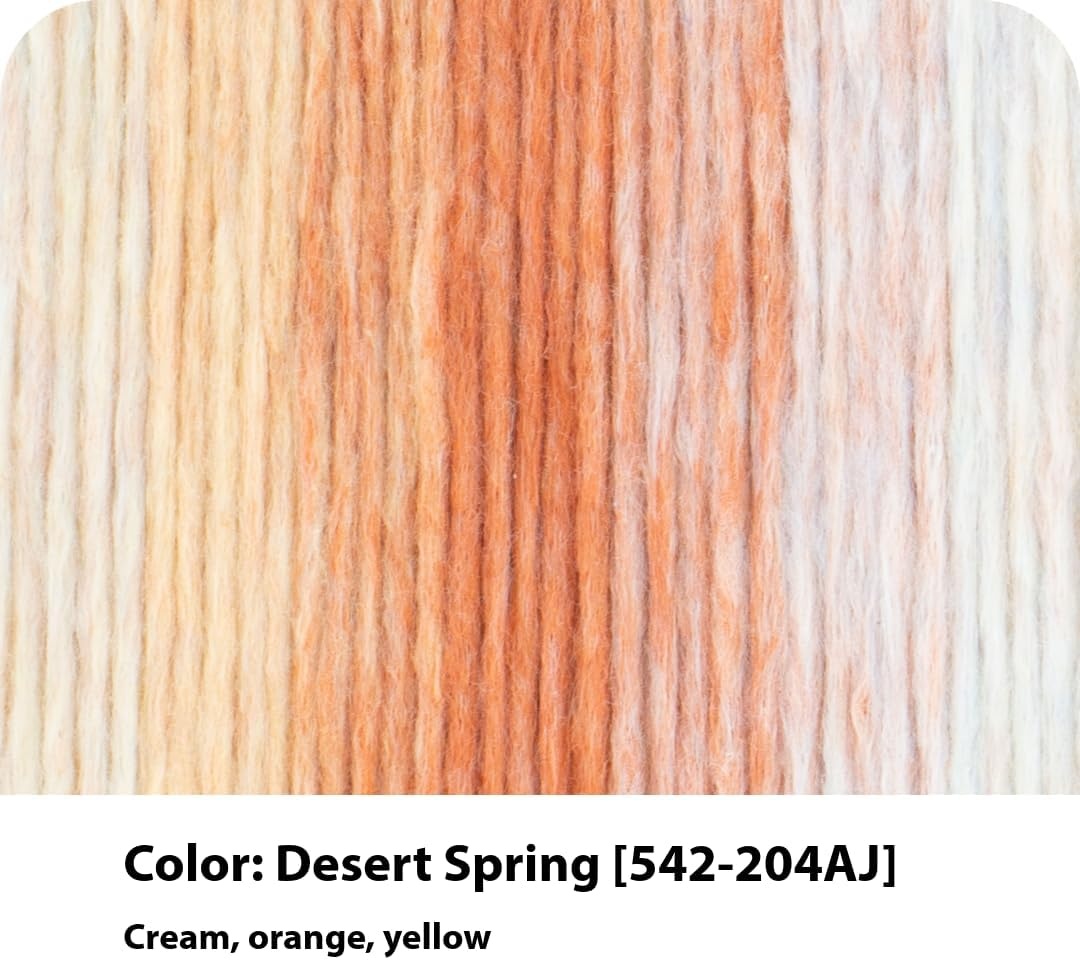 image:imageLion Brand Yarn Landscapes Renewed Recycled Multicolor Yarn for Knitting Dreamcatcher 3 PackDesert Spring