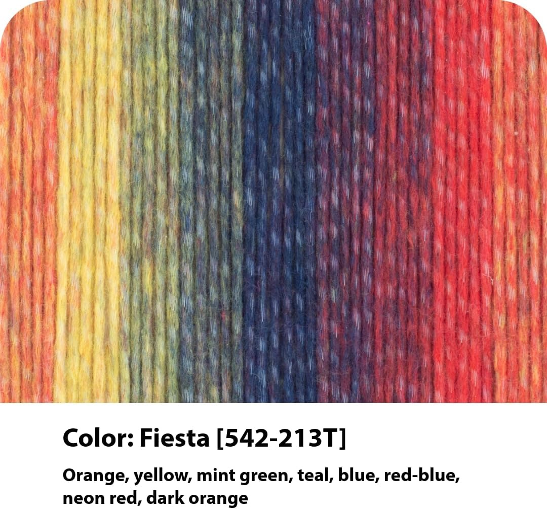 image:imageLion Brand Yarn Landscapes Renewed Recycled Multicolor Yarn for Knitting Dreamcatcher 3 PackFiesta