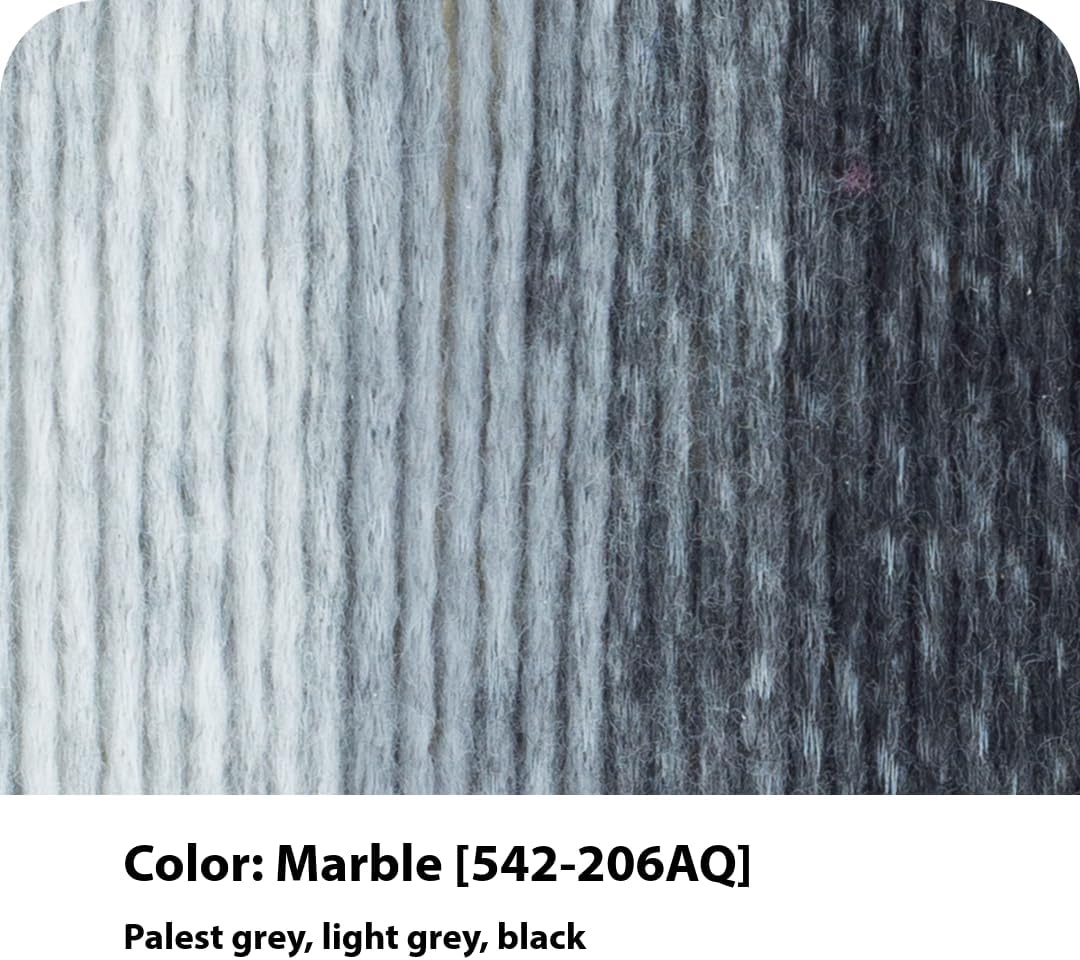 image:imageLion Brand Yarn Landscapes Renewed Recycled Multicolor Yarn for Knitting Dreamcatcher 3 PackMarble