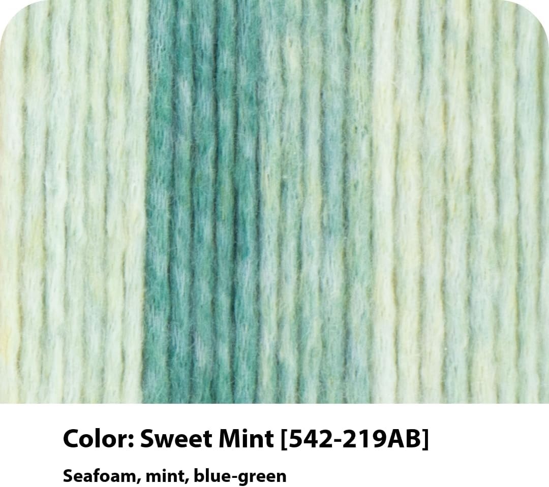 image:imageLion Brand Yarn Landscapes Renewed Recycled Multicolor Yarn for Knitting Dreamcatcher 3 PackSweet Mint